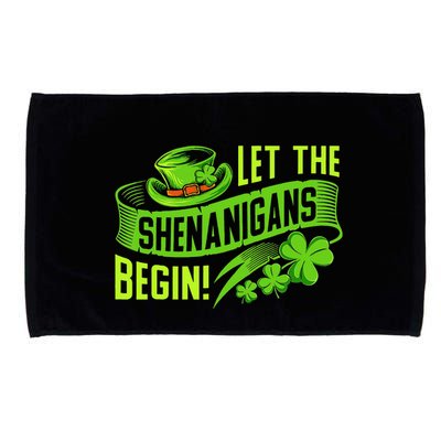 Let the Shenanigans begin! Saint Shenanigan Clover Irishman Microfiber Hand Towel