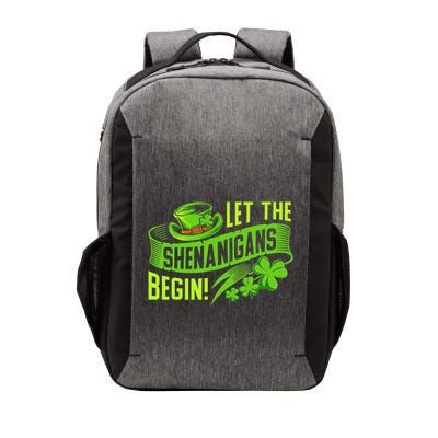 Let the Shenanigans begin! Saint Shenanigan Clover Irishman Vector Backpack