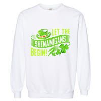 Let the Shenanigans begin! Saint Shenanigan Clover Irishman Garment-Dyed Sweatshirt
