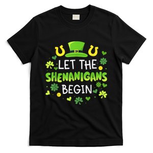 Let the shenanigans begin with shamrocks for St Patricks day T-Shirt