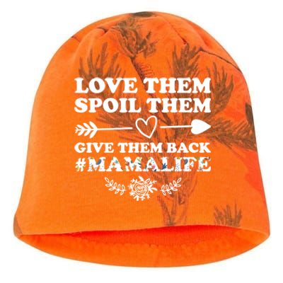 Love Them Spoil Them Give Them Back Mamalife Mother Gift Kati - Camo Knit Beanie