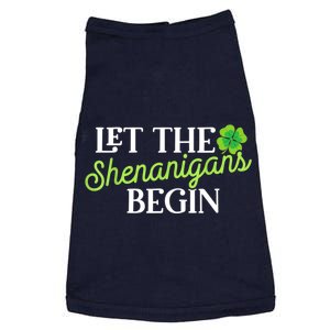 Let The Shenanigans Begin Funny St. Patricks Day Doggie Tank