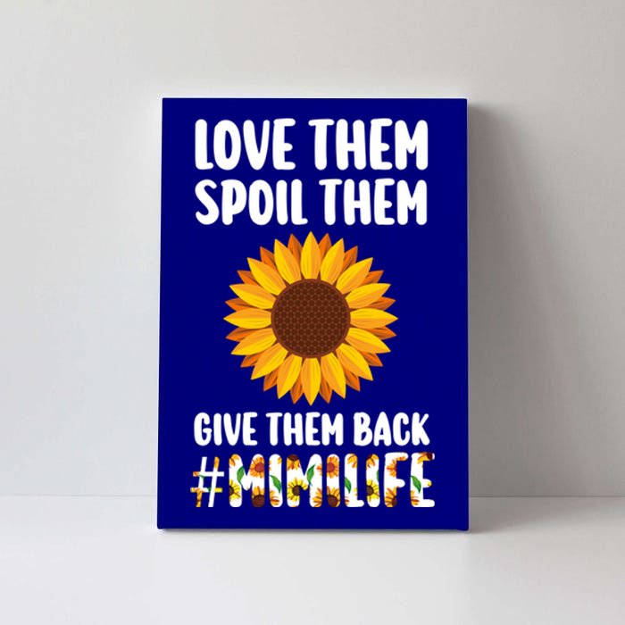 Love Them Spoil Them Give Them Back Mimilife Granny Funny Gift Canvas