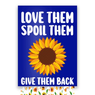 Love Them Spoil Them Give Them Back Mimilife Granny Funny Gift Poster