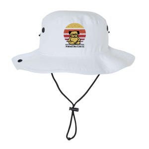 Let That Shit Go Funny Yoga Buddha Pug Lover Gift Legacy Cool Fit Booney Bucket Hat