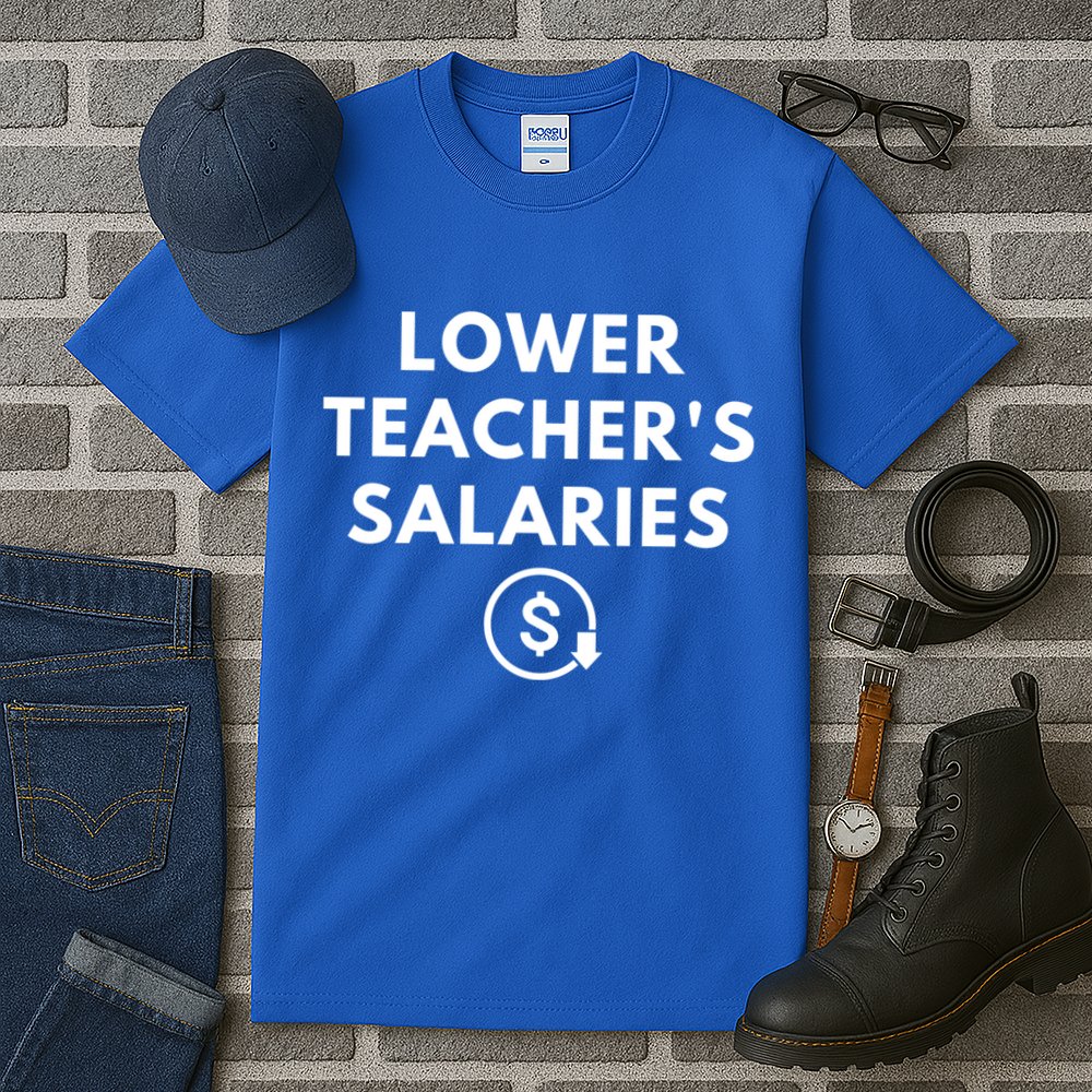 Lower Teacher Salaries Tall T-Shirt