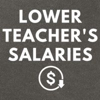 Lower Teacher Salaries Cotton Canvas Backpack