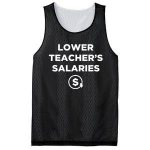 Lower Teachers Salaries Lower Teacher Salaries Mesh Reversible Basketball Jersey Tank