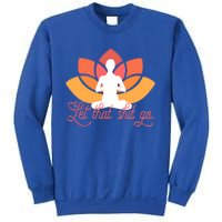 Let That Shit Go Funny Yoga Meditation Mindful Af Meme Cute Gift Sweatshirt