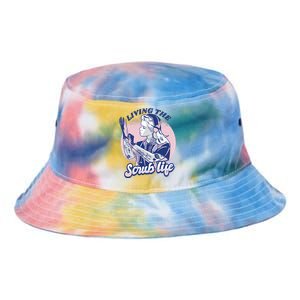 Living The Scrub Life Tie Dye Newport Bucket Hat