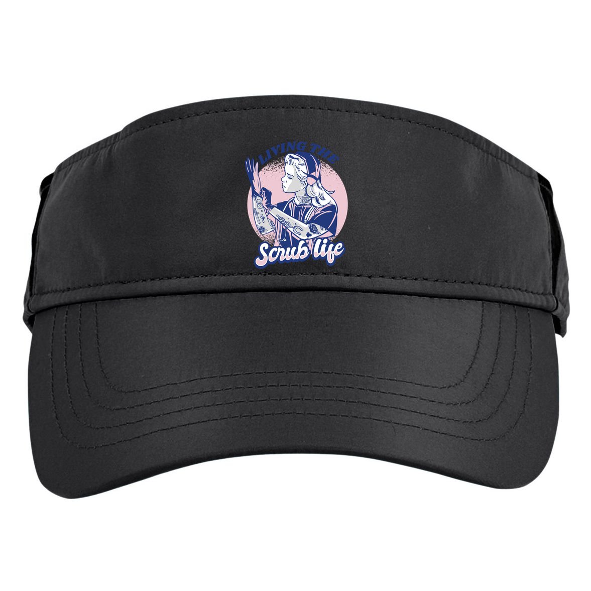 Living The Scrub Life Adult Drive Performance Visor