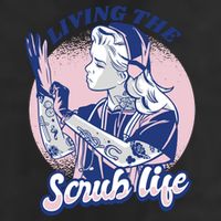 Living The Scrub Life Adult Drive Performance Visor