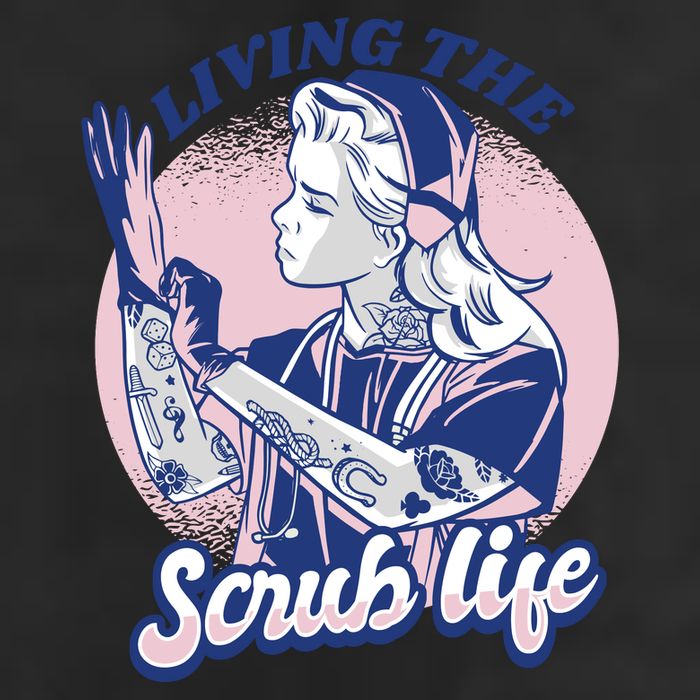 Living The Scrub Life Adult Drive Performance Visor