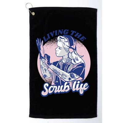 Living The Scrub Life Golf Towel