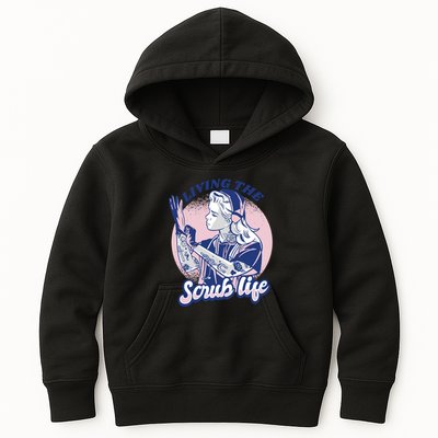 Living The Scrub Life Kids Hoodie