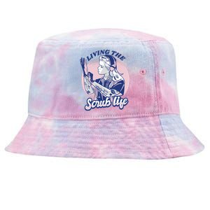 Living The Scrub Life Tie-Dyed Bucket Hat