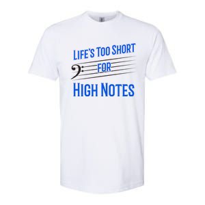 LifeS Too Short For High Notes Bass Singer Softstyle® CVC T-Shirt