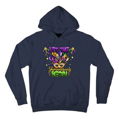 Let The Shenanigans Begin Mardi Gras Party Carnival Tall Hoodie