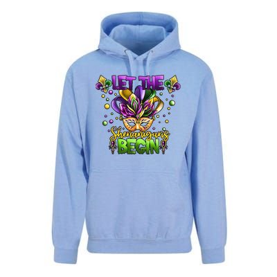 Let The Shenanigans Begin Mardi Gras Party Carnival Unisex Surf Hoodie