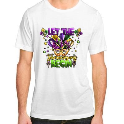 Let The Shenanigans Begin Mardi Gras Party Carnival Adult ChromaSoft Performance T-Shirt