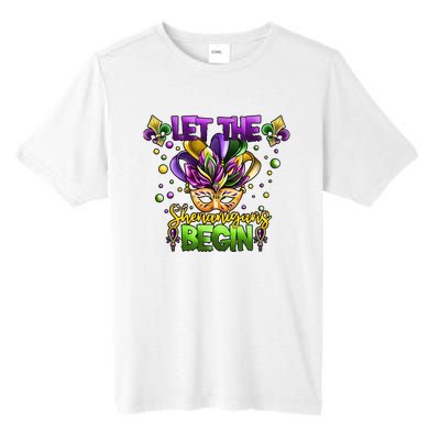 Let The Shenanigans Begin Mardi Gras Party Carnival Tall Fusion ChromaSoft Performance T-Shirt