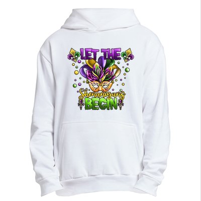 Let The Shenanigans Begin Mardi Gras Party Carnival Urban Pullover Hoodie