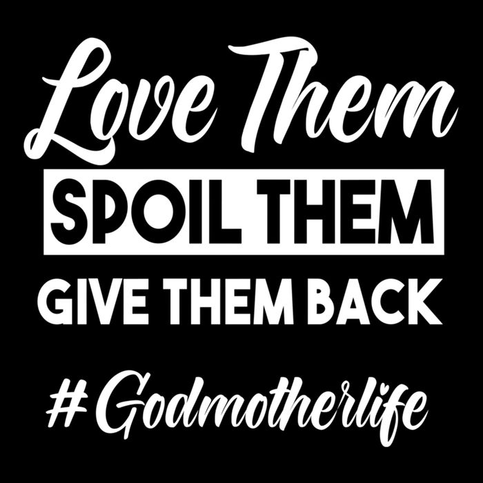 Love Them Spoil Them Give Them Back #Godmotherlife Meaningful Gift Flat Bill Trucker Hat