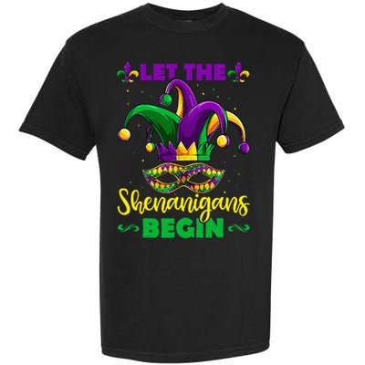 Let The Shenanigans Begin Mardi Gras Garment-Dyed Heavyweight T-Shirt