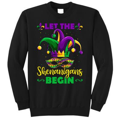 Let The Shenanigans Begin Mardi Gras Sweatshirt