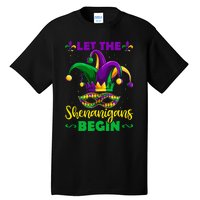 Let The Shenanigans Begin Mardi Gras Tall T-Shirt