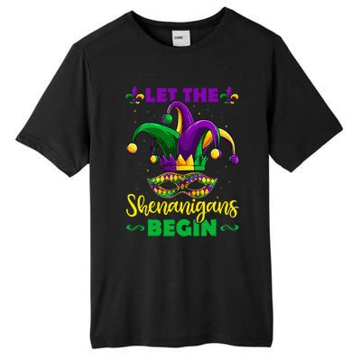 Let The Shenanigans Begin Mardi Gras Tall Fusion ChromaSoft Performance T-Shirt