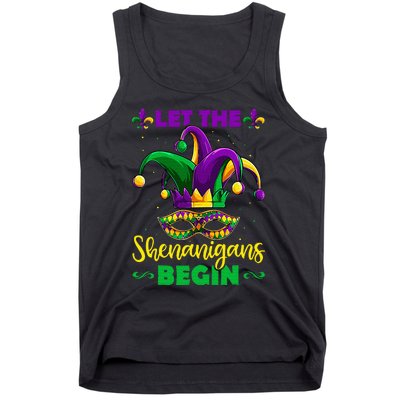 Let The Shenanigans Begin Mardi Gras Tank Top