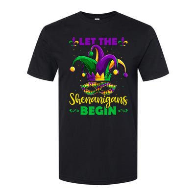 Let The Shenanigans Begin Mardi Gras Softstyle CVC T-Shirt