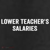 Lower Teacher Salaries Funny 7 Panel Mesh Trucker Snapback Hat