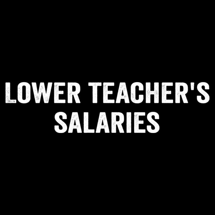 Lower Teacher Salaries Funny 16 in Basic Backpack