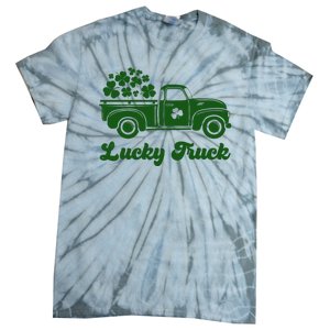 Lucky Truck St Patricks Day Tie-Dye T-Shirt