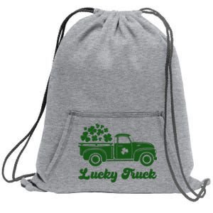 Lucky Truck St Patricks Day Sweatshirt Cinch Pack Bag