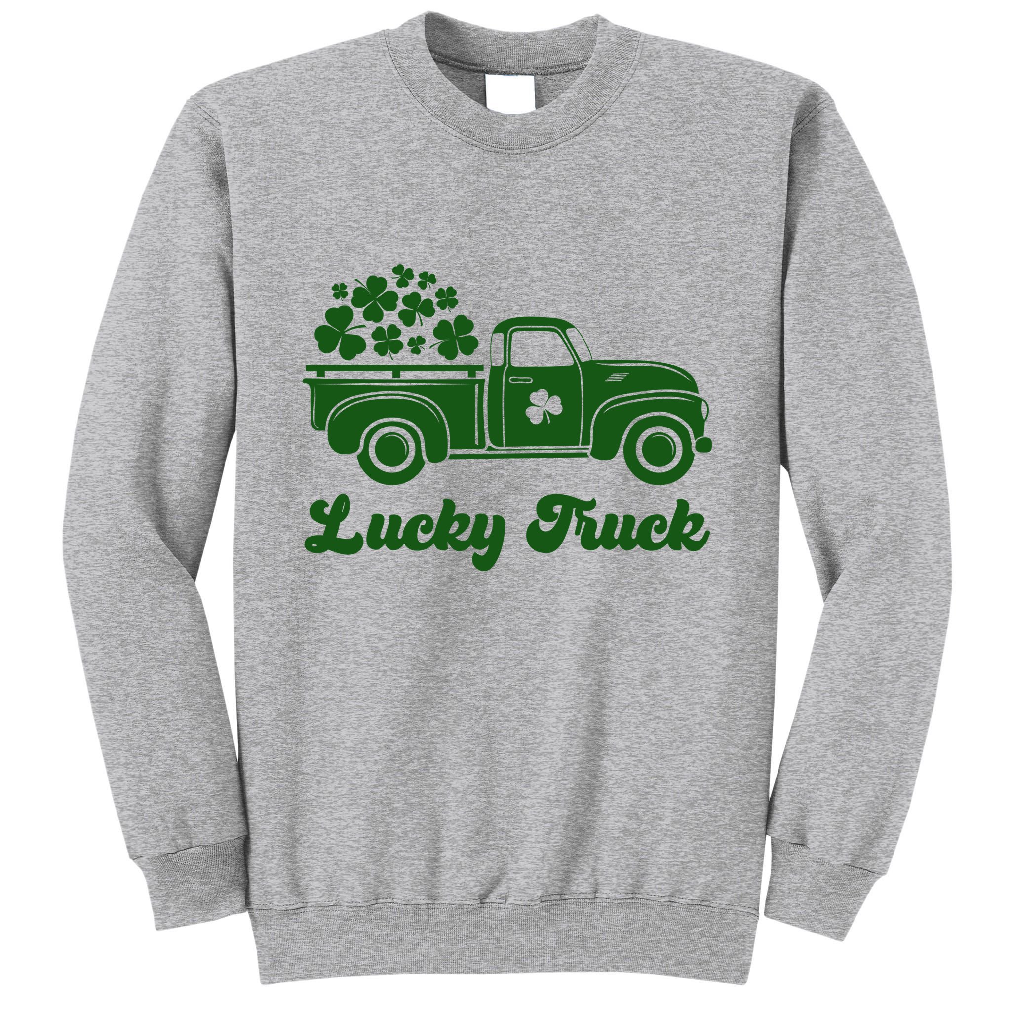 Lucky Truck St Patricks Day Tall Sweatshirt