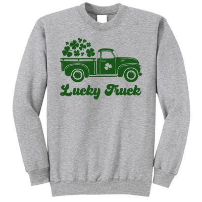 Lucky Truck St Patricks Day Tall Sweatshirt