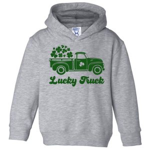 Lucky Truck St Patricks Day Toddler Hoodie