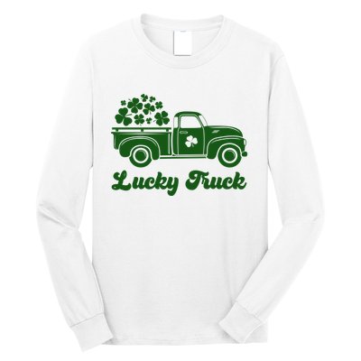 Lucky Truck St Patricks Day Long Sleeve Shirt