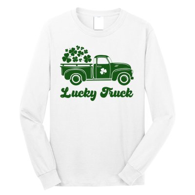 Lucky Truck St Patricks Day Long Sleeve Shirt