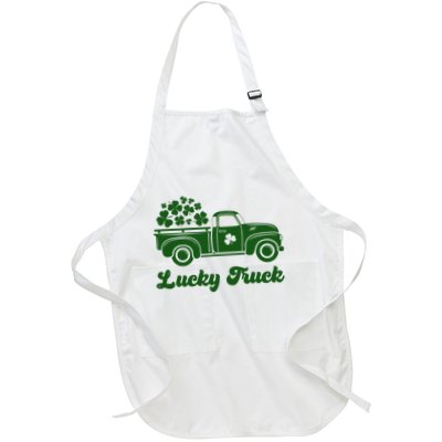 Lucky Truck St Patricks Day Apron