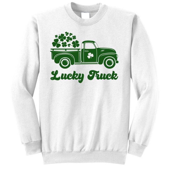 Lucky Truck St Patricks Day Sweatshirt