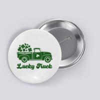 Lucky Truck St Patricks Day Button