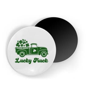 Lucky Truck St Patricks Day Magnet