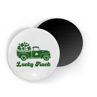 Lucky Truck St Patricks Day Magnet