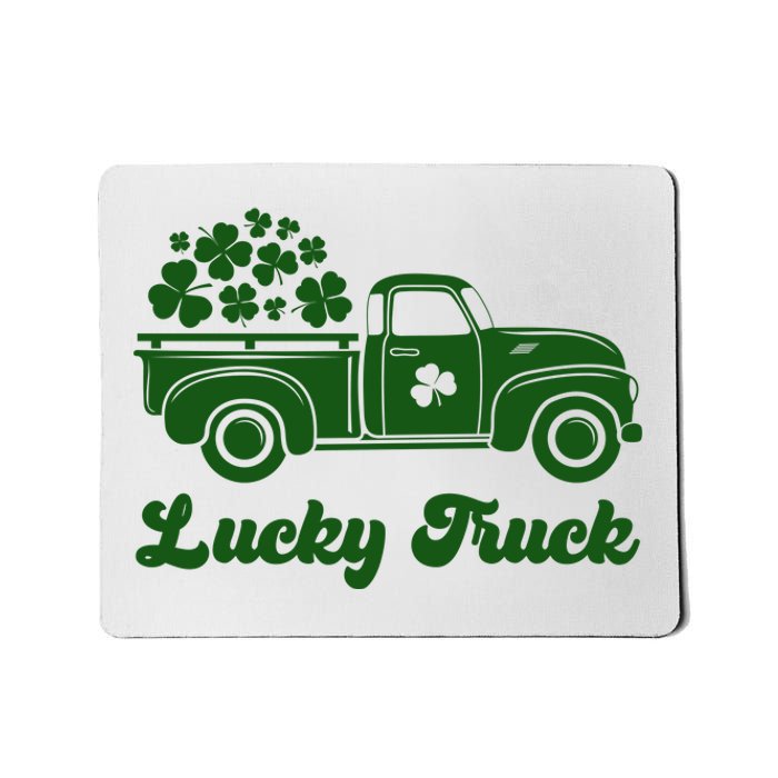 Lucky Truck St Patricks Day Mousepad