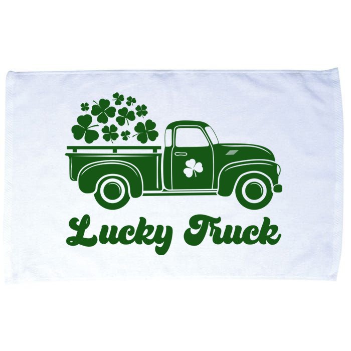 Lucky Truck St Patricks Day Microfiber Hand Towel