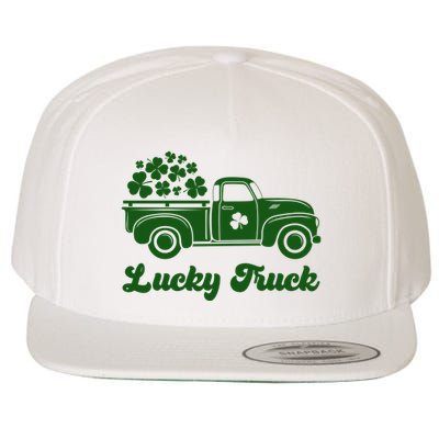Lucky Truck St Patricks Day Wool Snapback Cap